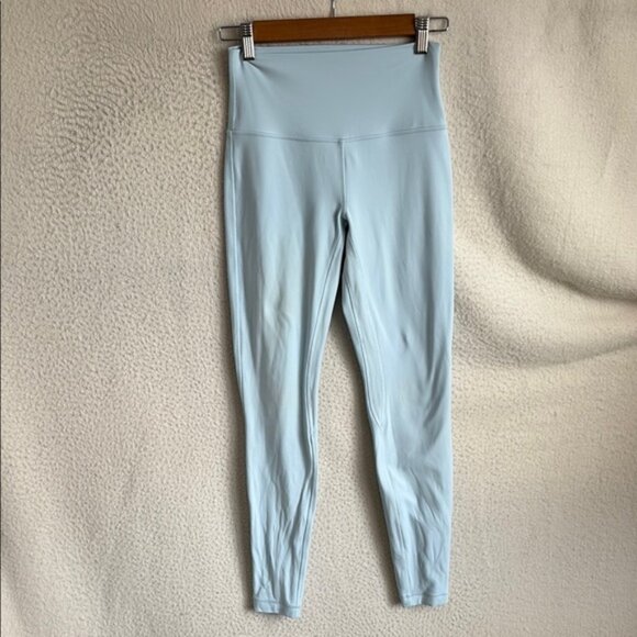 Align High-Waisted Leggings Womens Size 6 Light Blue - Picture 1 of 10